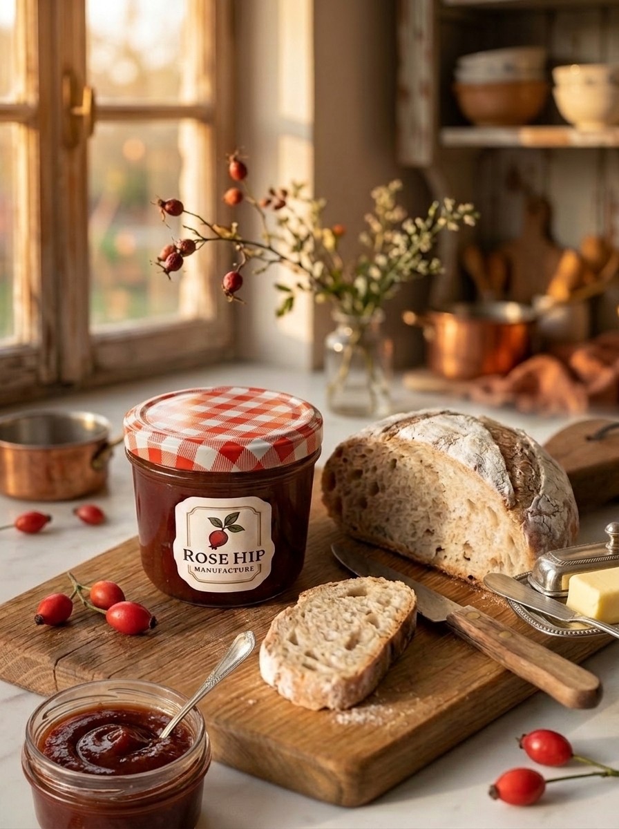 Hagebutte & Porridge: Ein Löffel Wärme für den Morgen